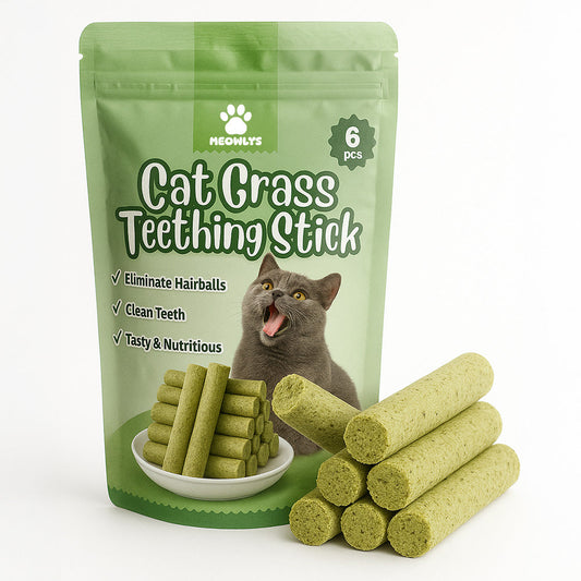 Cat Grass Teething Sticks